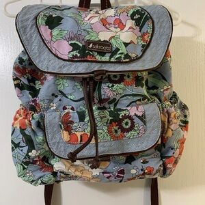 Sakroots Blue Floral Backpack